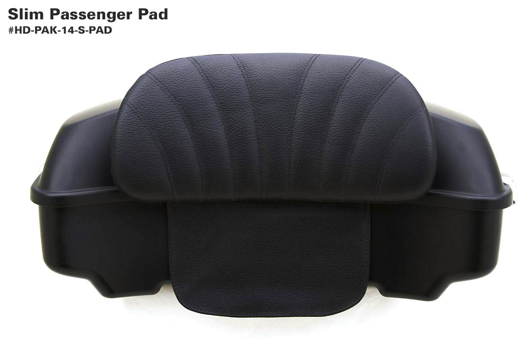 XFMT Wrap-around Passenger King Chopped Tour Pack Backrest Pad For Harley Touring 2014-2020