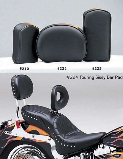 XKH Motorcycle Flat Black Heavy Metal Sissy Bar Backrest Pad Mount Kit w/Flat Plate Compatible with 2009-2017 Harley Touring B01M59CP5L 