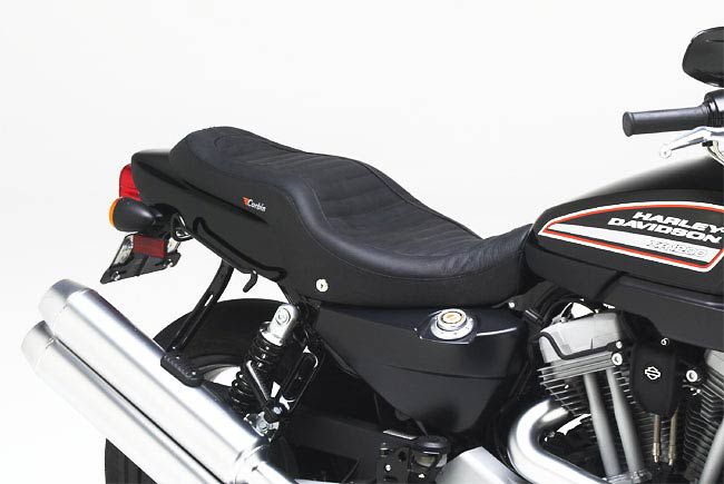 Saddlemen Tech Solo Seat with Pillion Cover for 09-10 Harley XR1200 
