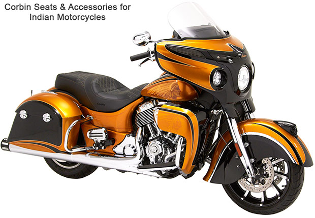Corbin Seats and Accessories for Indian Motorcycles