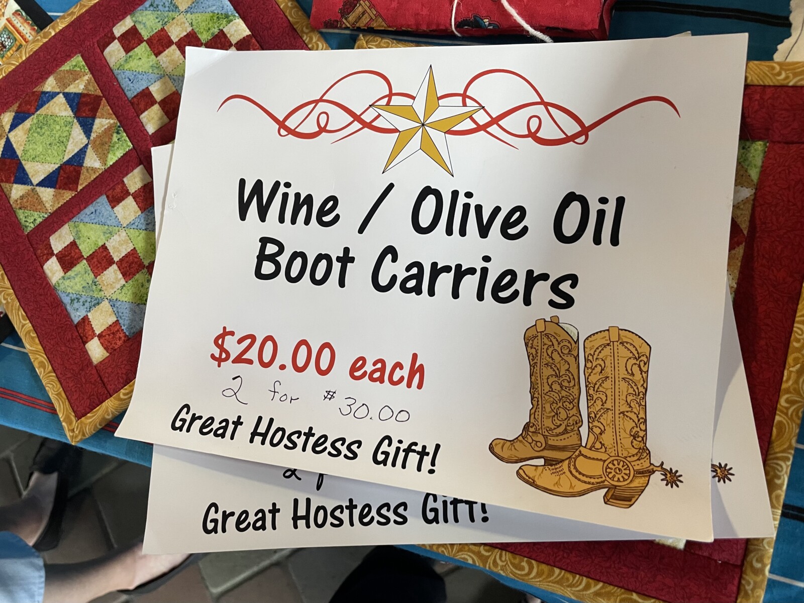 Wine boot carriers
