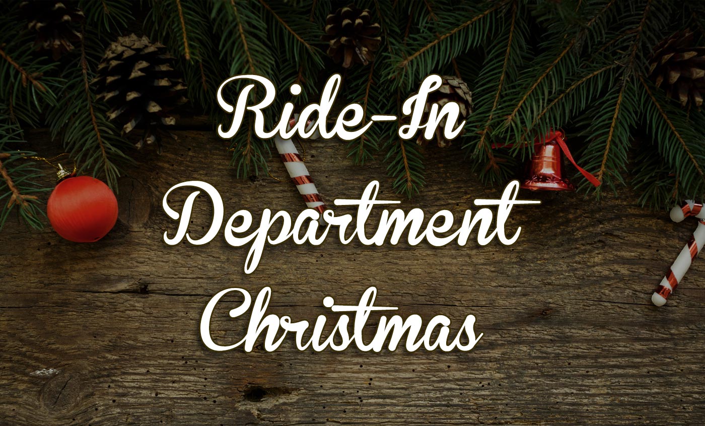 Ride-in department Christmas