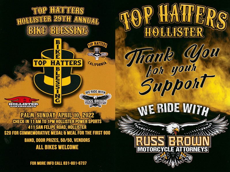 Top Hatters Bike Blessing