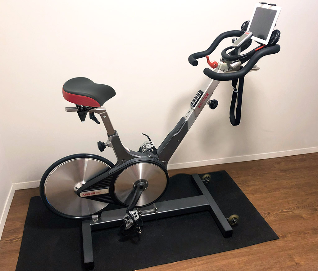 Active Saddle for Exercise Bikes