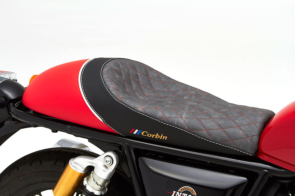 Details about   Single Saddle Seat Assembly Black For Royal Enfield Interceptor 650cc 